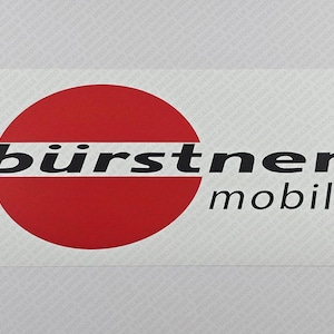 Riproduzione adesivo decalcomania Burstner Mobil