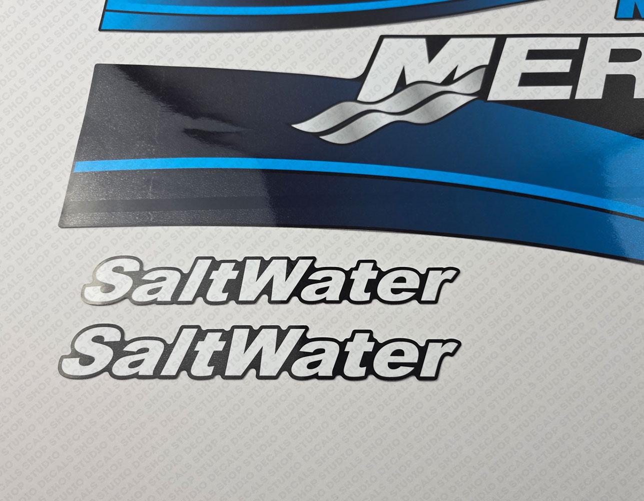 Mercury 250hp 2 stroke EFI outboard decals/sticker kit