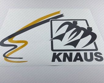 Knaus Abziehbild 50 cm Aufkleberreproduktion