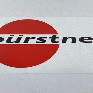 Riproduzione adesivo decalcomania logo Burstner