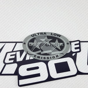 thumbnail interactive-video image 1 of OEM Evinrude ETEC 90 Hp Decal Kit - White Cowl Sticker Set (2014-2015) 1 of 3
