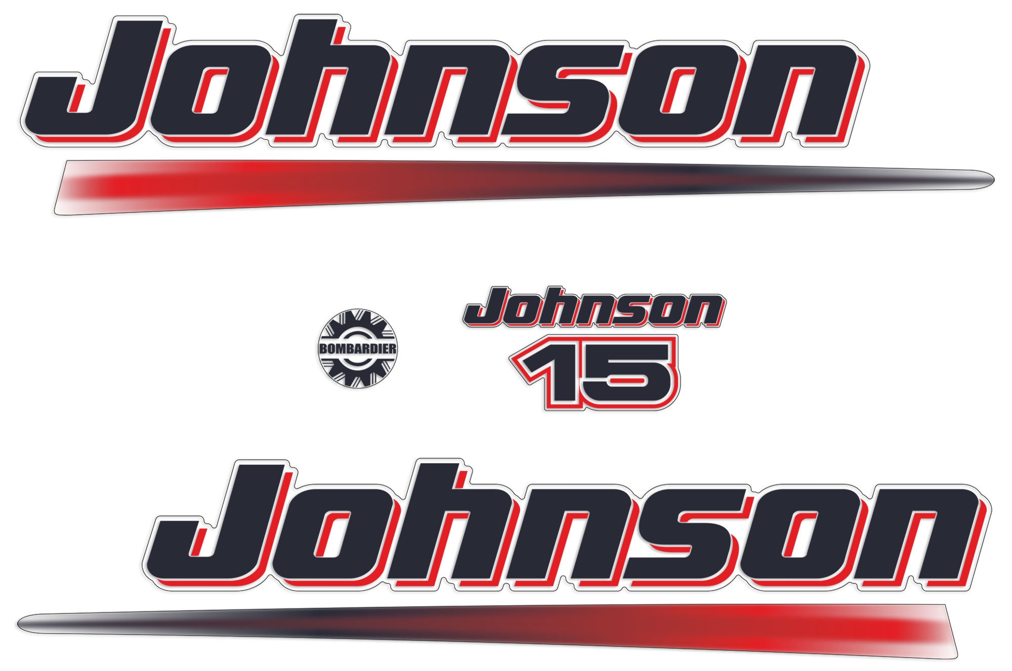 Johnson Outboard Motor Decals