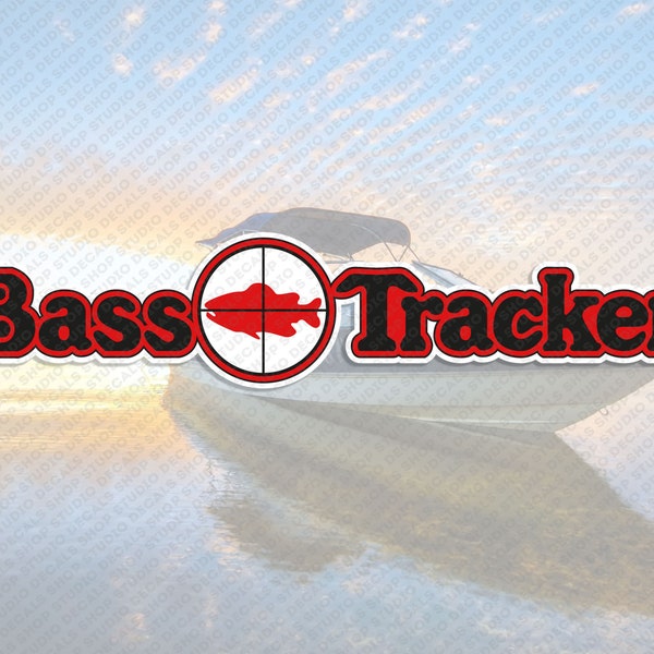 Bass Tracker Target Boat Logo Decal