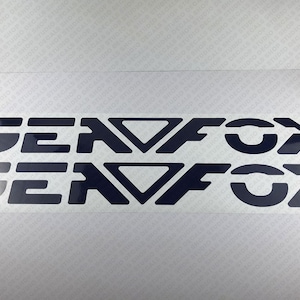 Set di adesivi con logo della barca Sea Fox da 2 x 45"