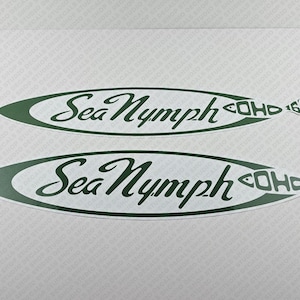 Sea Nymph Soho 16 Boat Logo Decal Set of 2 x 25&quot;