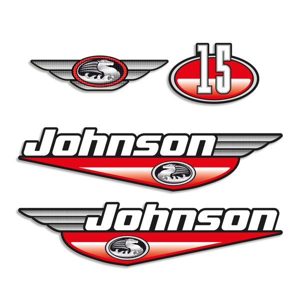 Johnson Outboard Decals Etsy