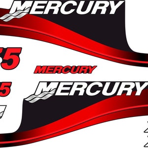 Jeu d&#39;autocollants pour moteur hors-bord Mercury 175 ch XR6