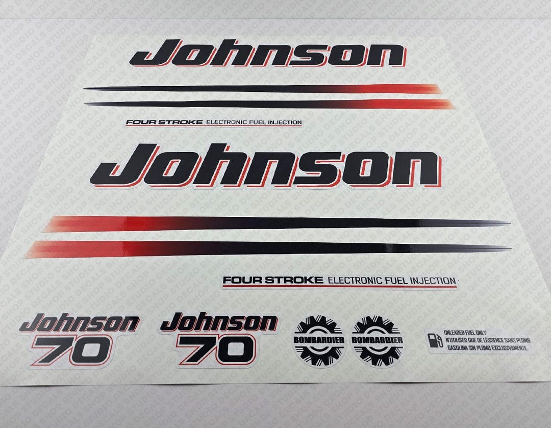 Johnson 70HP Four Stroke EFI 2002-2006 White Cowling Outboard Engine ...