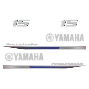 Yahama 15 PS Four Stroke 2013 Außenbordmotor Aufkleber Reproduktion