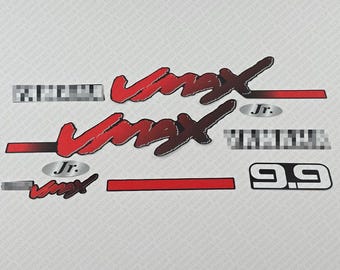 Kit De Calcomanías/Stickers Para Motor Fueraborda Yamaha 70 HP 2 Tiempos