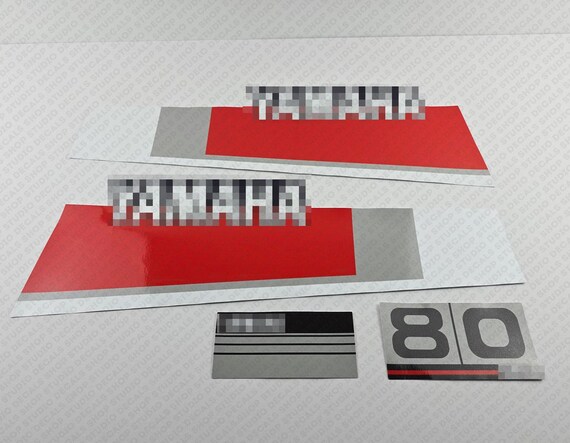thumbnail image 2 of Yamaha 8hp 2-Stroke Outboard Engine Cowl Decals/Sticker Kit By OutboardGraphics.com 2 of 2
