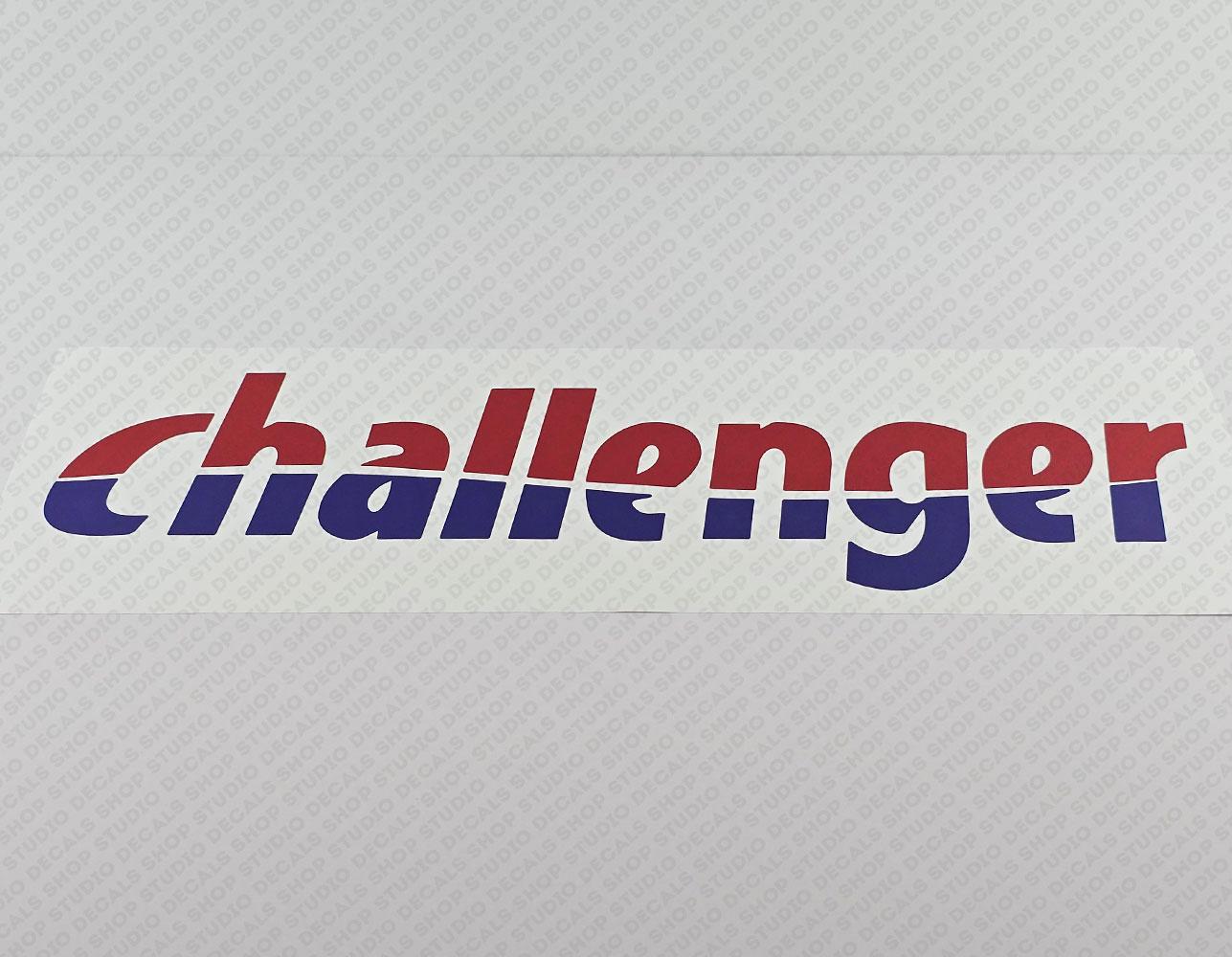 Challenger Logo 60cm Decal Sticker Reproduction - Etsy