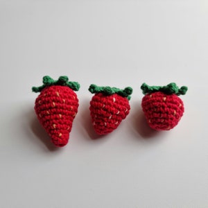 Padrão de crochê de morango - download de PDF digital