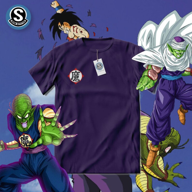 Dragon Ball Z King Piccolo Demon Symbol/Logo Gi Shirt Etsy