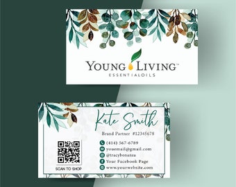 Young Living Business Cards Etsy