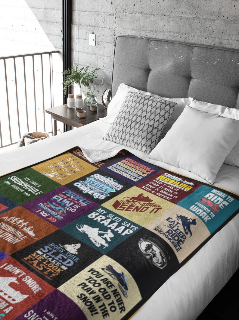 Snowmobile Blanket, Snowmobiling Blanket, Snowmobile Life Blanket