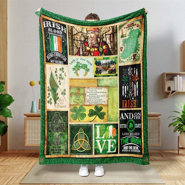 Irish Wool Blanket Etsy