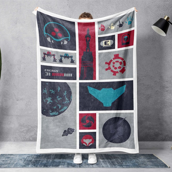 Game Blanket Etsy