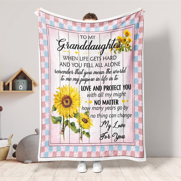 Blanket for Granddaughter From Grandma and Grandpa Etsy