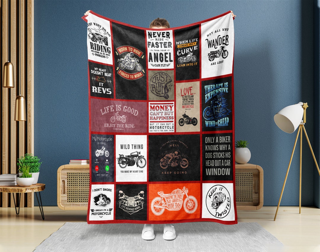 MOTORCYCLE BELT BLANKET HOLDER BIKER, MEXICAN,HAND MADE, REAL