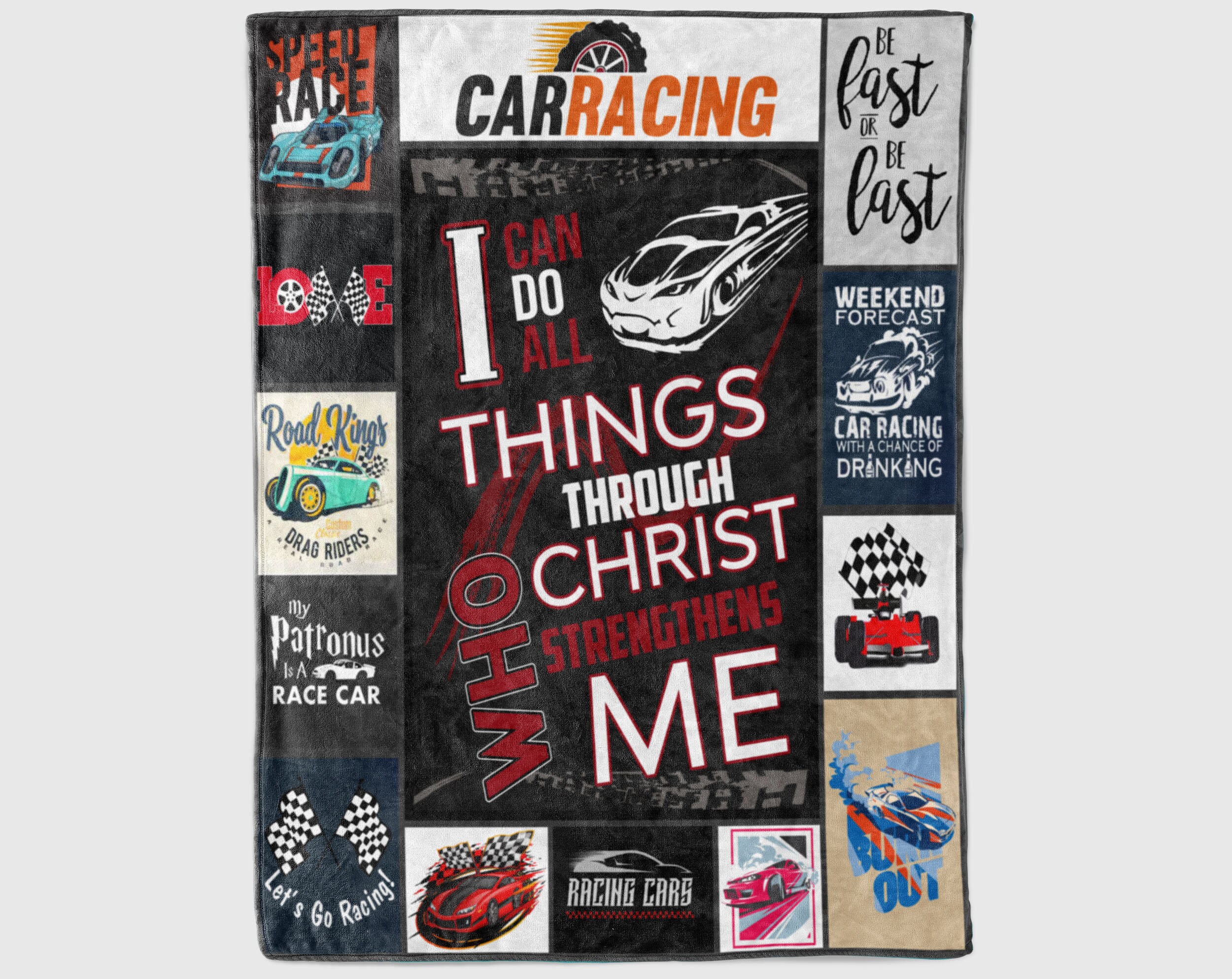Custom Kart Racing Blanket V1