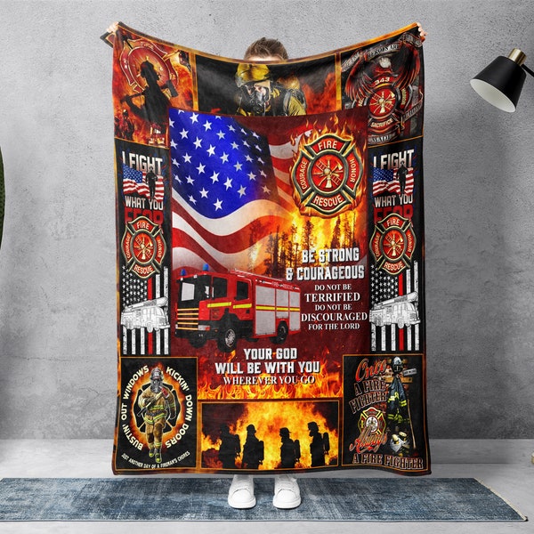 Fireman Blanket Etsy