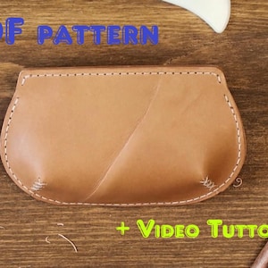 Patrón de billetera de cinturón en formato PDF, Plantillas de billetera de cuero para cinturón, Patrón de billetera de monedas para cinturón en formato PDF, Patrón de billetera de monedas en formato PDF, Patrón de billetera de monedas de cuero
