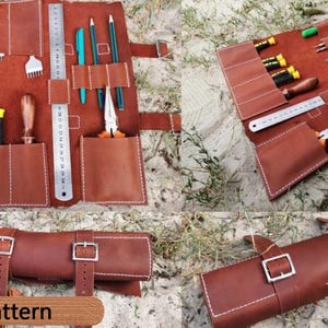 Modèle de sac à outils, modèle de rouleau en cuir, modèle de sac à outils, modèle de rouleau d'outils, modèle de sac à rouleaux Pdf
