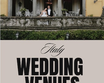 Comprehensive Guide to Italy Wedding Venues Part 2 | Regional Listings | Venue Costs, Capacity & Contact Info