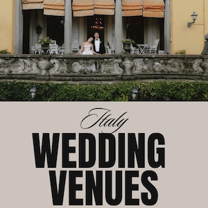 Guia completo de locais para casamento na Itália | Listagens regionais | Custos, capacidade e informações de contato