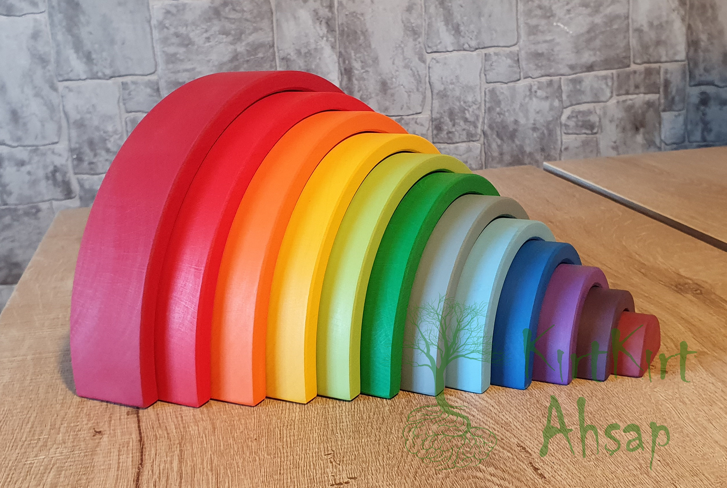 HOW TO PLAY WITH A WOODEN RAINBOW  Grimms rainbow, Rainbow blocks, Rainbow