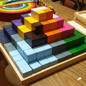 Educational Toys - Building Blocks - large pyramid Set 100 pcs Gifts for Toddlers