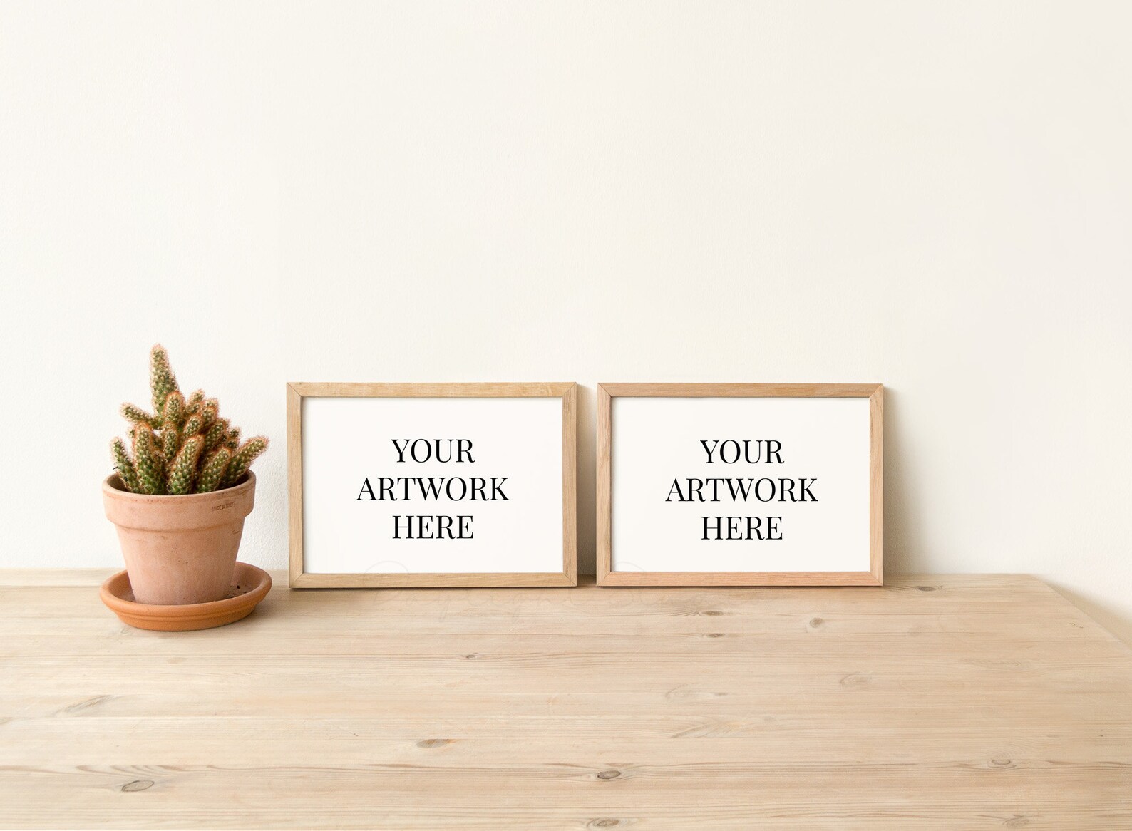 Two Small Frame Mockup 5x7 Print Mockup 2 Frames Mockup