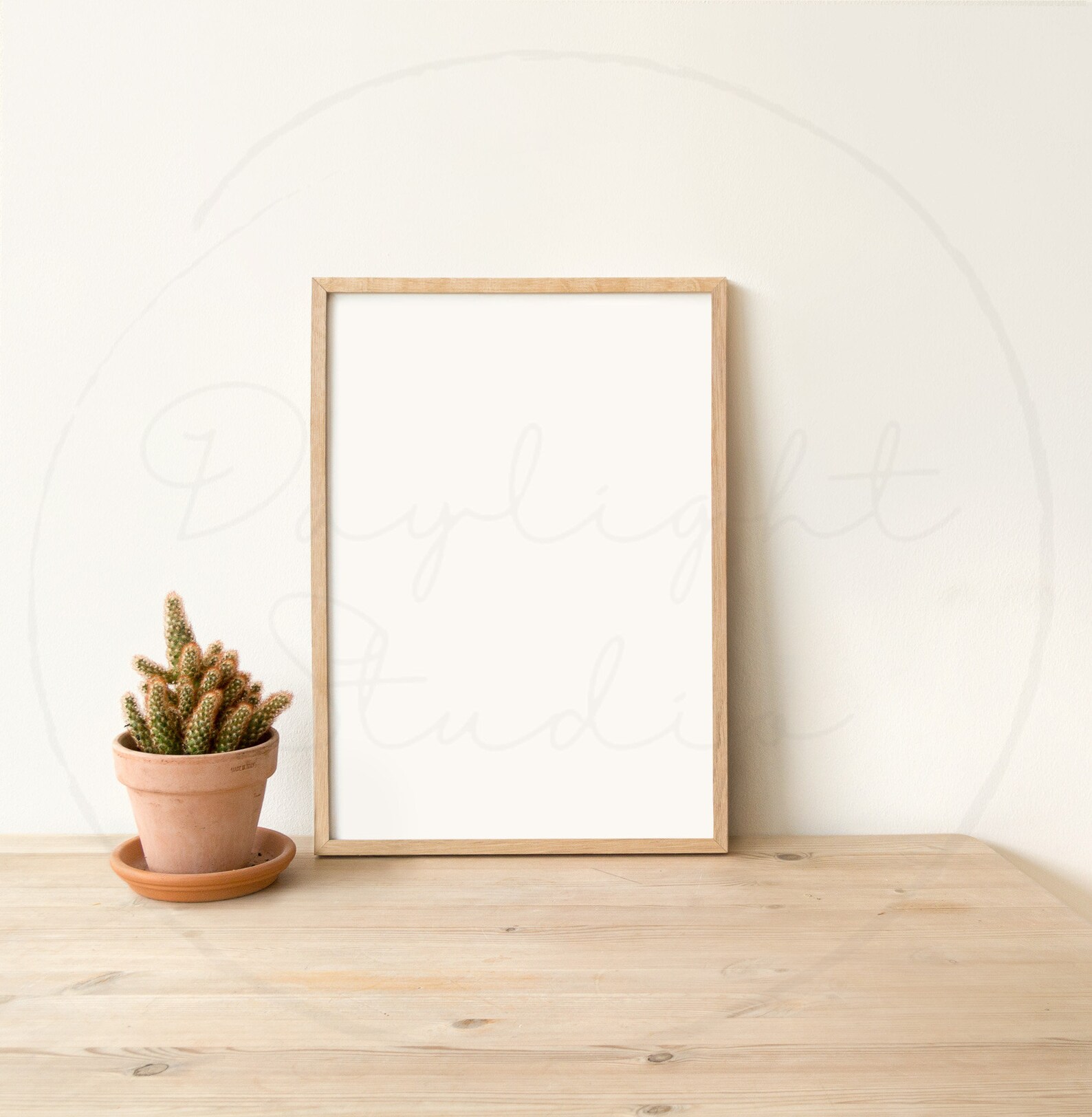 A4 Art Print Mockup Frame Frame Mockup With Plant Minimalist Etsy