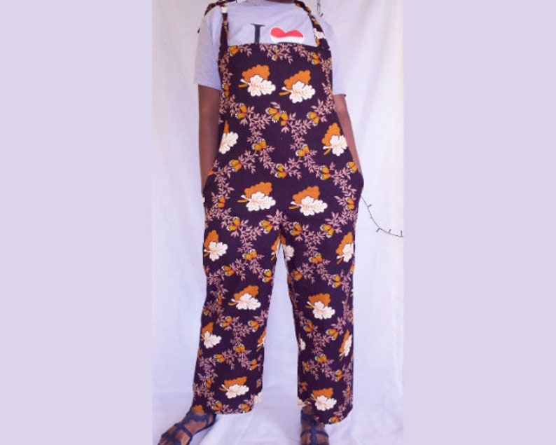 Womens Dugarees PDF Sewing Pattern // Instant Download // Baggy