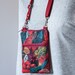 WisePoint Small Crossbody Phone Purse For Women - Cotton Zipper Cell Phone Bag With Adjustable Strap