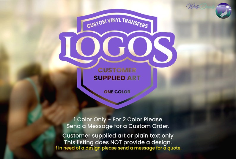 Custom Vinyl Logos Create Your Own Decals Cars, Trucks, Boats Storefront, Glass, Bottles Business Logos Lettering Waterproof image 1