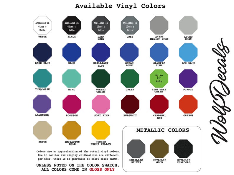 Custom Decals - Choose your Font, Color Size - Custom Vinyl Lettering Decals, Car Decals, Custom Stickers image 3