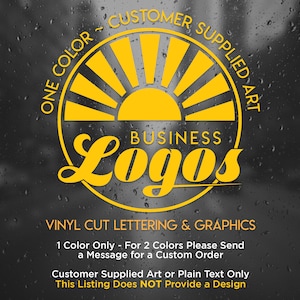 Custom Vinyl Decals - Create Your Own Decals | Cars, Trucks, Boats | Storefront, Glass, Bottles | Business Logos Lettering | Waterproof