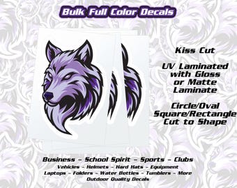 Bulk Custom Full Color Stickers | Printed Vinyl Decals | Bulk Printed Decals Stickers