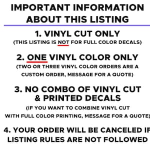 Custom Decals - Choose your Font, Color Size - Custom Vinyl Lettering Decals, Car Decals, Custom Stickers image 2