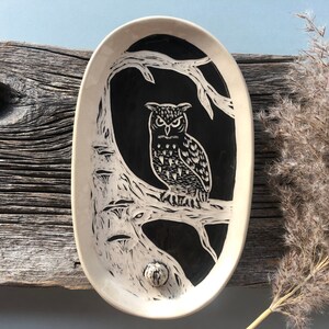 Petit Porte-encens En Pierre Vintage Avec Hibou – Déco Rétro Et Apaisante