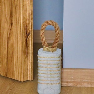 Concrete door stopper, cement door holder, bookends, concrete stopper with handle