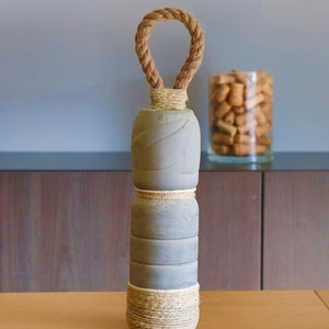 Handmade Concrete Door Stopper with Rope Handle