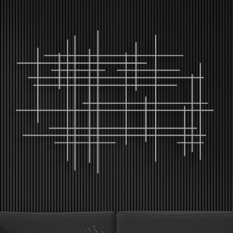 Silver Wall Art Etsy