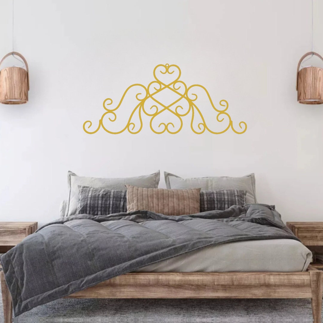 Decorative Gold Wall Panels Headboard Wall Decor Above the Etsy