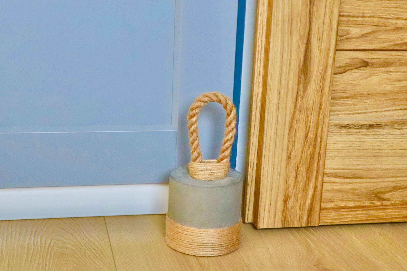 Heavy Door Stopper With Rope Cement Door Holder With Handle | Etsy