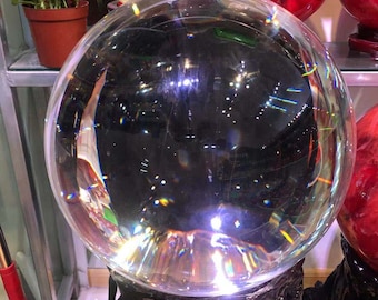 Clear quartz crystal ball smelting stone crystal ball sphere +stand 220LB crystal ball diameter 420mm