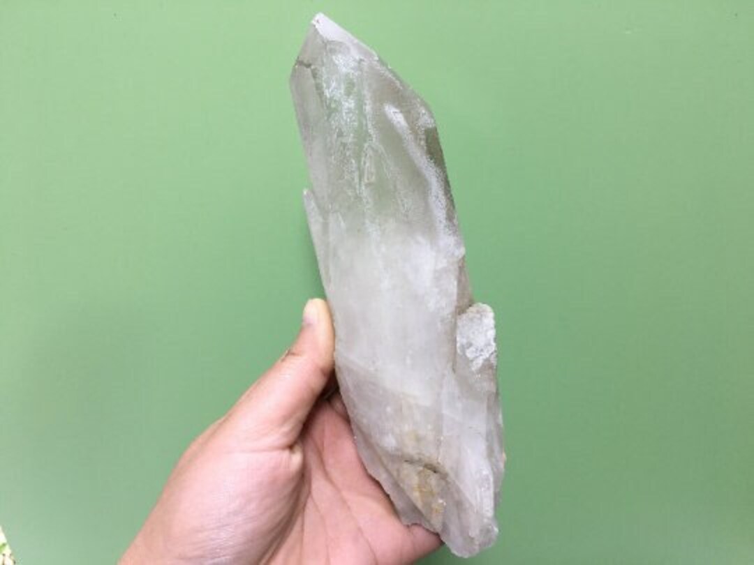 7.6'' Natural Clear Quartz,quartz Crystal,crystal Obelisk,wand Point