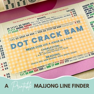 Custom Name Mahjong Linienfinder (Digitaler Download)